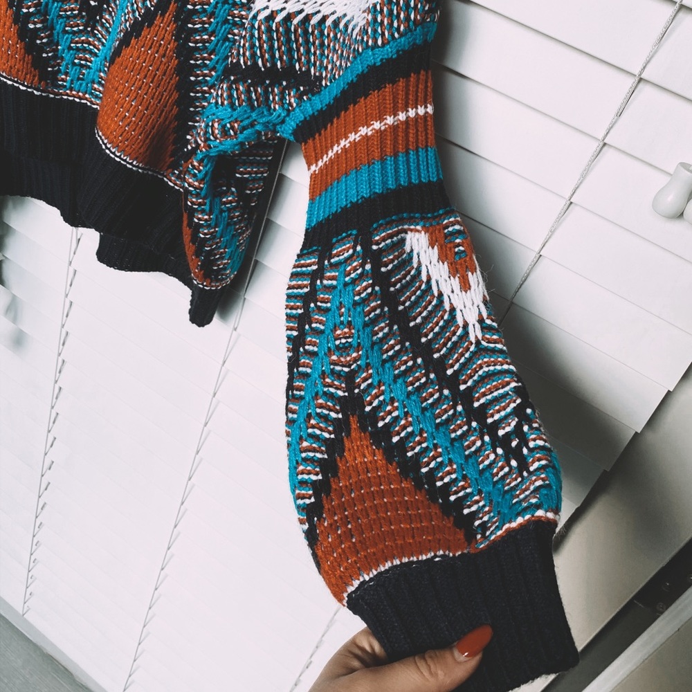 Colorful, fitted knit pullover - Picture 6 of 7